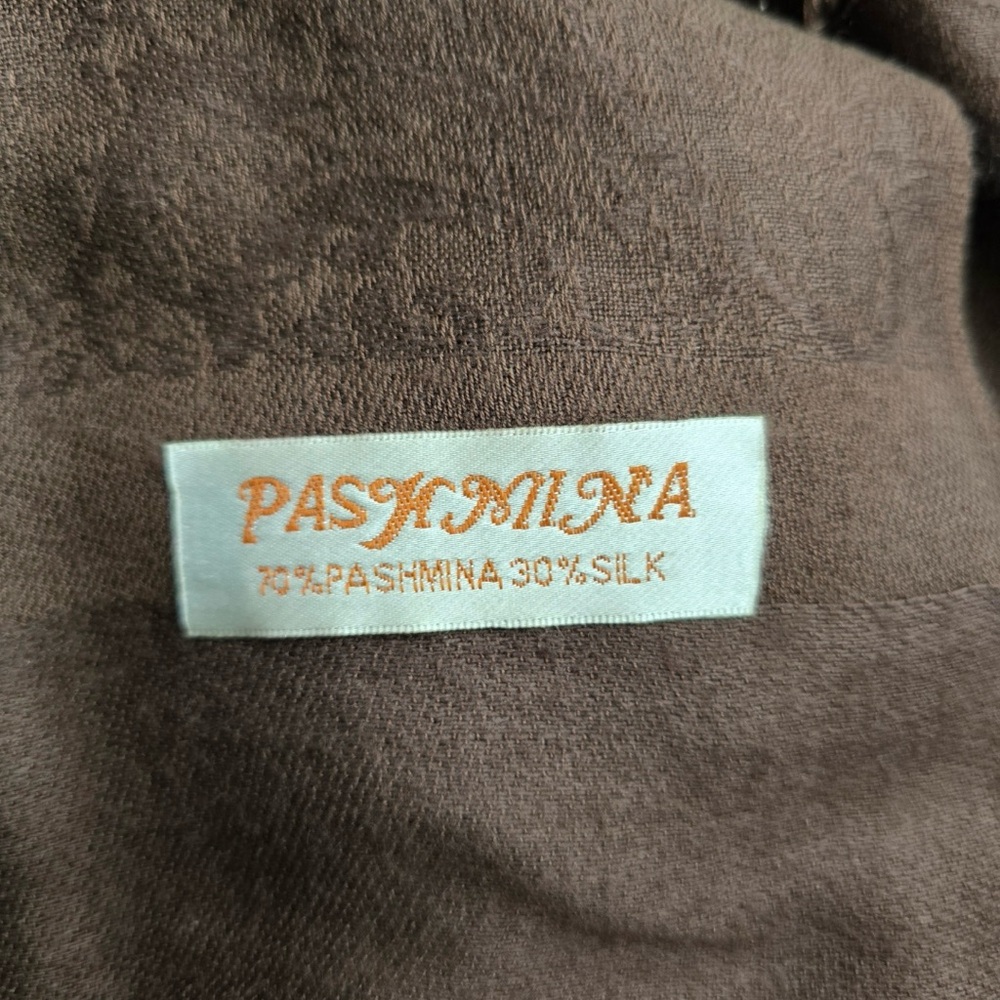 Pashmina Chocolate Brown Wrap